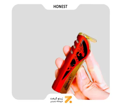 فندک گازی قرمز هانست مدل 2201-66-​Honest Lighter SN-LIHN-2201-66