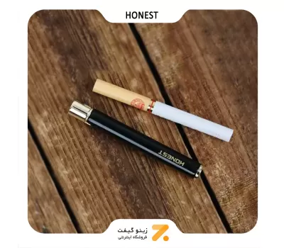 فندک گازی مشکی هانست مدل مدادی-Honest Lighter SN-LIHN-2201-43