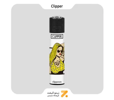 فندک گازی کلیپر مدل لاو تتو-Clipper Lighter Love Tattoo ​Series