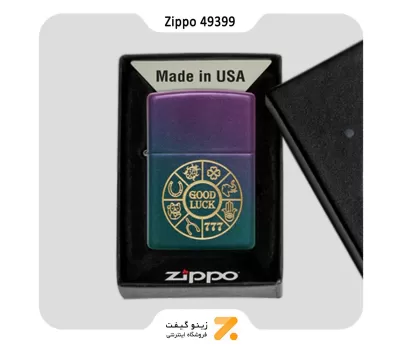 49399 Lucky Symbols Design فندک زیپو هفت رنگ مدل 49399 طرح سمبل های خوش شانسی