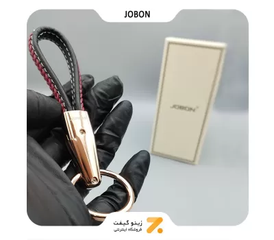 جاکلیدی جوبون با روکش چرم قرمز و مشکی-KEY HOLDER HONEST SN-KCHN-2201-20