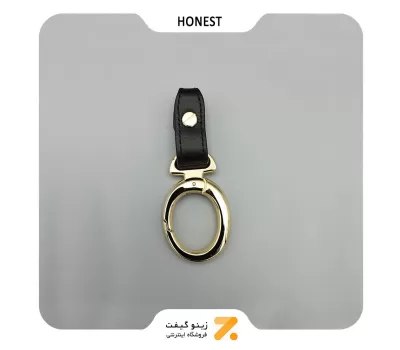 جاکلیدی هانست با روکش چرم مشکی-​KEY HOLDER HONEST SN-KCHN-2201-38