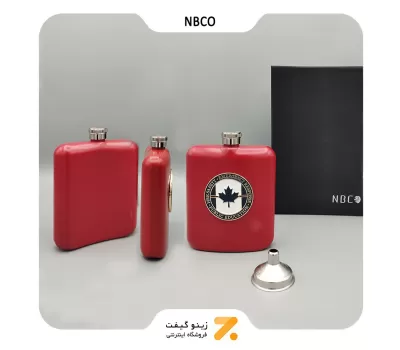 فلاسک فلزی قرمز طرح پرچم کانادا-​FLASK NB.CO SN-FLNB-2201-37