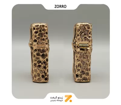 فندک بنزینی زورو طرح صلیب مدل 2202-219-​Zorro Lighter SN-LIZO-2202-219