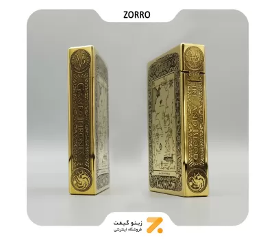 فندک بنزینی زورو طرح گیم اف ترونز مدل 2202-177-Zorro Lighter SN-LIZO-2202-177