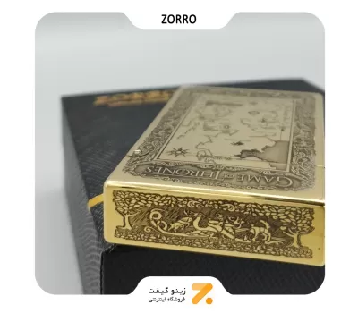 فندک بنزینی زورو طرح گیم اف ترونز مدل 2202-177-Zorro Lighter SN-LIZO-2202-177