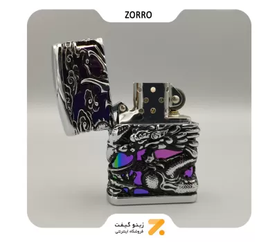 فندک بنزینی زورو مدل 2202-225-​Zorro Lighter SN-LIZO-2202-225