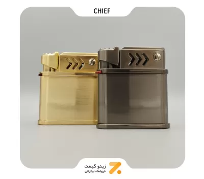 فندک بنزینی چیف دودی مدل 2201-59-​Chief Lighter SN-LICH-2201-59