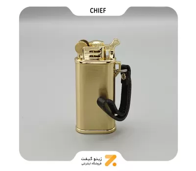 فندک بنزینی چیف طلایی مدل 2201-131-​Chief Lighter SN-LICH-2201-131