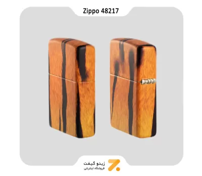 فندک زیپو 540 رنگ مدل 48217 طرح پوست ببر-Zippo Lighter 48217 Tiger Print Designs