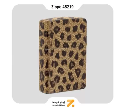 فندک زیپو 540 رنگ مدل 48219 طرح پوست پلنگ-​Zippo Lighter 48219 Leopard Print Design