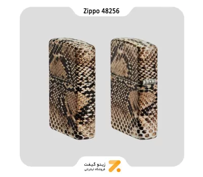 فندک زیپو 540 رنگ مدل 48256 طرح پوست مار-​Zippo Lighter 48256 Snake Skin Design