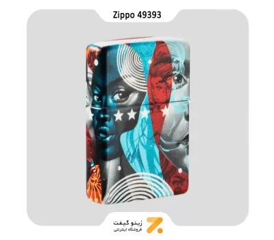فندک زیپو 540 رنگ مدل 49393 نقاشی تریستان اتون-​Zippo Lighter 49393 Tristan Eaton​