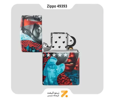 فندک زیپو 540 رنگ مدل 49393 نقاشی تریستان اتون-​Zippo Lighter 49393 Tristan Eaton​