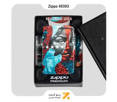 فندک زیپو 540 رنگ مدل 49393 نقاشی تریستان اتون-​Zippo Lighter 49393 Tristan Eaton​