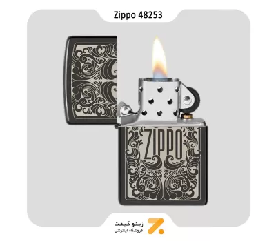 فندک زیپو مدل 48253 طرح لوگو زیپو-Zippo Lighter 48253 24756 ZIPPO DESIGN