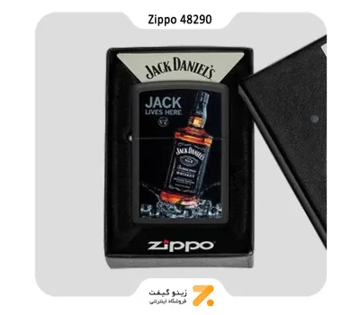 فندک زیپو مدل 48290 طرح جک دنیلز-Zippo Lighter ​48290 218 JACK DANIELS