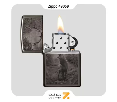فندک زیپو مدل 49059 طرح گوزن-Zippo Lighter 49059 150 DEER DESIGN