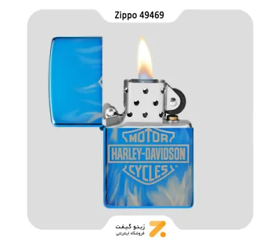 فندک زیپو مدل 49469 طرح لوگو هارلی دیویدسون-Zippo Lighter 49469 20446 HARLEY DAVIDSON