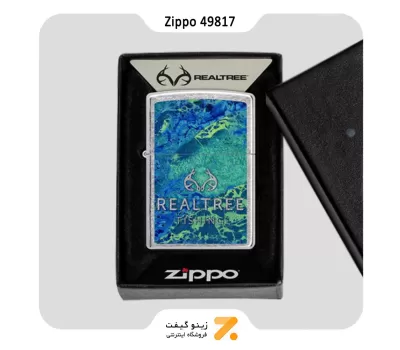 فندک زیپو مدل 49817 طرح لوگو ریل تری-Zippo Lighter 49817 207 REALTREE WAV3