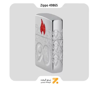 فندک زیپو مدل 49865 لیمیتد ادیشن سال 2022 طرح یاد بود ۹۰ سالگی-Zippo Lighter 2022 Anniversary 90 Years Special Limited Edition 49865