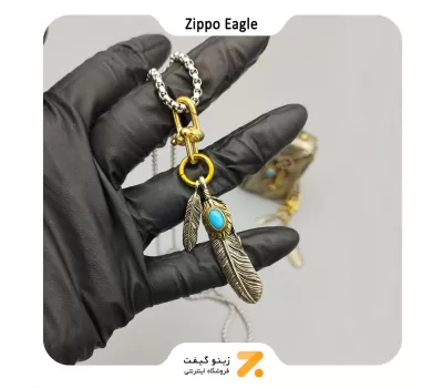 فندک زیپو کاستوم طرح عقاب و پر-​Zippo Lighter Eagle Design
