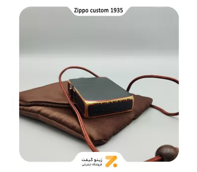 فندک زیپو کاستوم مشکی 1935.25-​​Zippo Lighter CUSTOM 1935.25