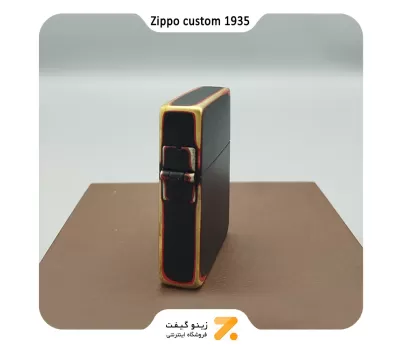 فندک زیپو کاستوم مشکی 1935.25-​​Zippo Lighter CUSTOM 1935.25