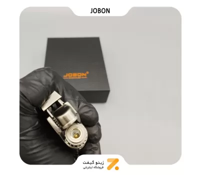 فندک گازی جوبون نقره ای مدل 2202-5-​Jobon Lighter SN-LIJB-2202-5