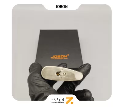 فندک گازی جوبون نقره ای مدل 2202-5-​Jobon Lighter SN-LIJB-2202-5