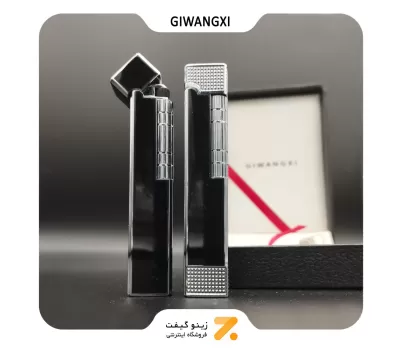 فندک گازی جیوانچی مشکی مدل 2202-2-Giwangxi Lighter SN-LIGV-2202-2​