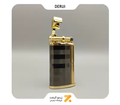 فندک گازی دروی دودی مدل 2202-6-​Derui Lighter SN-LIDR-2202-6