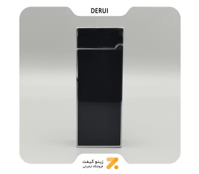 فندک گازی دروی مشکی مدل 2202-4-​Derui Lighter SN-LIDR-2202-4