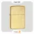 352B فندک بنزینی زیپو طلایی طرح گل مدل-Zippo Lighter ​352B-BRASS VENETIAN