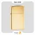 فندک بنزینی زیپو طلایی سری اسلیم مدل 1654 بی-Zippo Lighter 1654B SLIM SOLID BRASS WO LETTERS