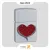 فندک بنزینی زیپو مدل 29410 طرح برجسته قلب-Zippo Lighter 29410 GLITTER HEART