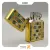 فندک بنزینی زورو صدفی طرح مشبک مدل 2202-43-​Zorro Lighter SN-LIZO-2202-43