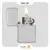 فندک بنزینی زیپو آرمورکیس مدل 167-​Zippo Lighter 167 Armor High Polish Chrome ​