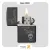 فندک بنزینی زیپو تلفیق نوشتار و طرح اسکلت مدل 29091-​Zippo Lighter 29091 218 LIVE FOR SOMETHING