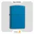 فندک بنزینی زیپو رنگ یاقوت کبود طرح لوگو زیپو مدل 20446 زد ال-Zippo Lighter 20446ZL 20446 W ZIPPO - LASERED