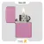 فندک بنزینی زیپو صورتی مدل 238-Zippo Lighter ​238 REGULAR PINK MATTE