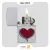 فندک بنزینی زیپو مدل 29410 طرح برجسته قلب-Zippo Lighter 29410 GLITTER HEART