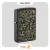 فندک زیپو مشکی طرح گل طلایی مدل 48152-​Zippo Lighter 48152 218 Golden Floral Design