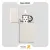 فندک بنزینی زیپو اسلیم آسفالتی سفید مدل 49265-​Zippo Lighter 49265 SLIM MERCURY GLASS