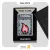 فندک زیپو طرح شعله مدل 49576-Zippo Lighter 49576 207 ZIPPO FLAME DESIGN