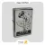 فندک بنزینی زیپو طرح لیدی مدل سی ال 007932-Zippo Lighter ​260 CL007932 PLANTEA WINDY ZIPPO L