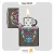 فندک زیپو بلک آیس طرح جمجمه سایکودلیک مدل 49135-​Zippo Lighter 49135 150 SKULL DESIGN