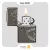 فندک زیپو بلک آیس طرح جک دنیلز مدل 49282-Zippo Lighter 49282 Jack Daniel's Armor Black ice