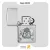 فندک زیپو طرح برجسته جمجمه و کارت مدل 49293-​Zippo Lighter 49293 200 CARD SKULL EMBLEM