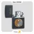 فندک زیپو مشکی طرح لوگو زیپو و یین و یانگ مدل سی آی 404586-Zippo Lighter 218-CI404586 REG BLACK MATTE ABST